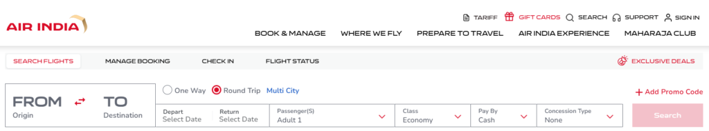 Air India First Class, Air India First Class price, First Class Air India