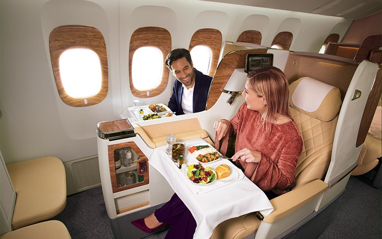 Business Class on Emirates Airlines