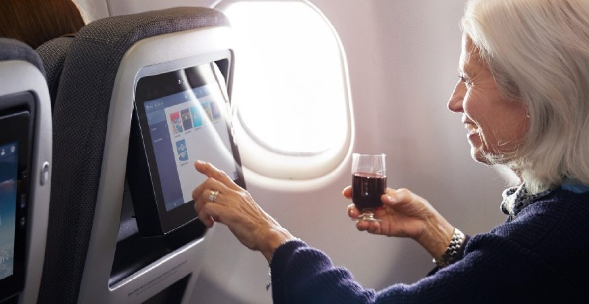 Business Class seats on Lufthansa Airlines