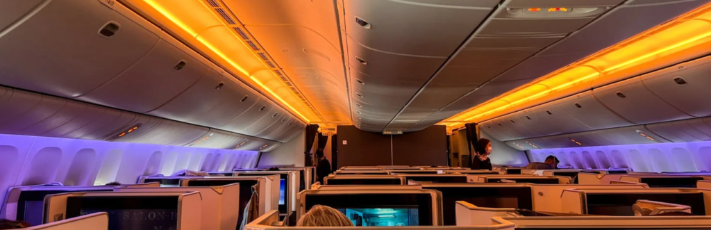 Japan Airlines Business Class seats